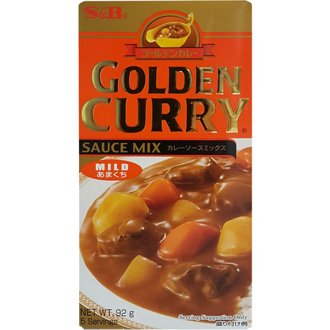 S&B Golden Curry Japanese Curry Mix Mild 92g