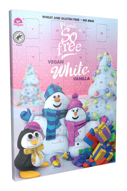 SoFree Silky White Vanilla Chocolate Advent Calendar 110g