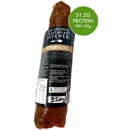 Suzy Spoon's Vegan Peppernoni 350g