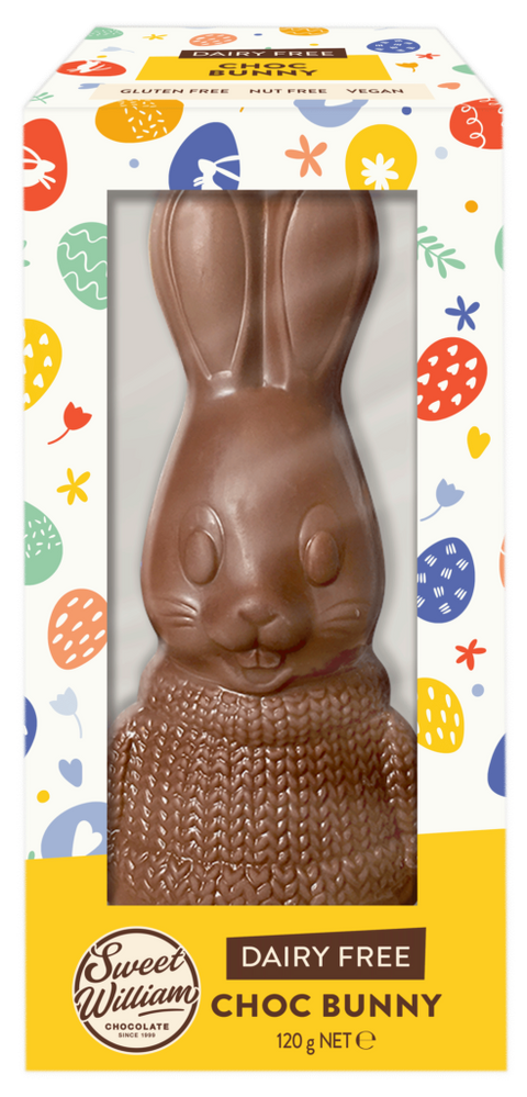 Sweet William Hollow Mylk Choc Easter Bunny 120g