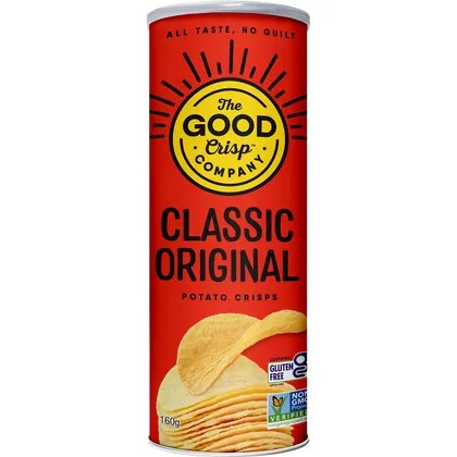 The Good Crisp Company Potato Crisps Classic Original 160g