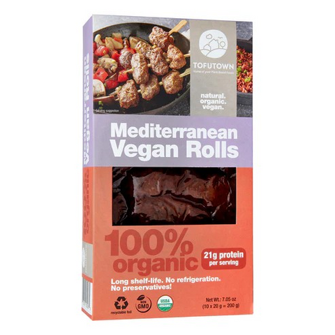Tofutown Organic Mediterranean Vegan Rolls 200g