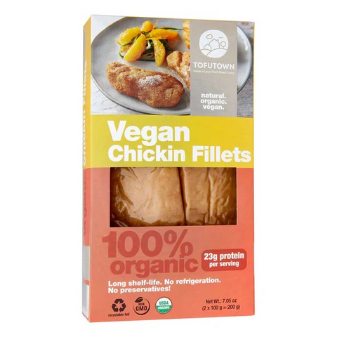Tofutown Organic Vegan Chicken Schnitzel 200g