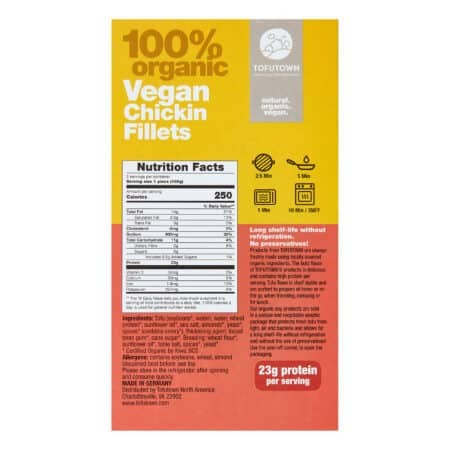 Tofutown Organic Vegan Chicken Schnitzel 200g