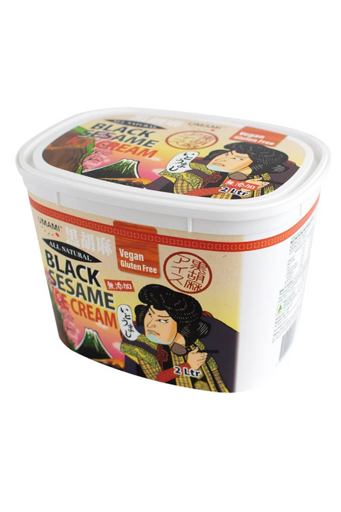 Umami Vegan Black Sesame Ice Cream 2L