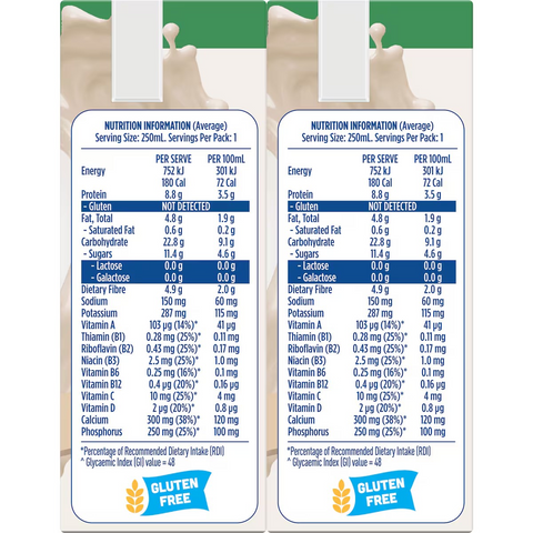 Up&Go Liquid Breakfast Dairy Free Vanilla Ice 250mL x 6 pack