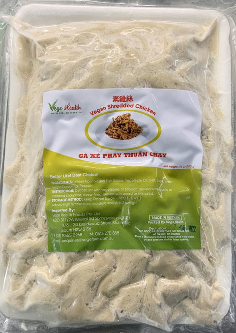 Vege Health Vegan Shredded Chicken 500G