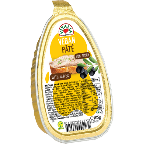 Vitalia Vegan Soya Pate Olives 105g
