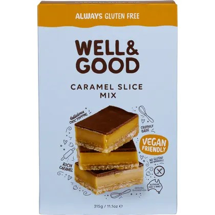 Well & Good Caramel Slice Mix 315g
