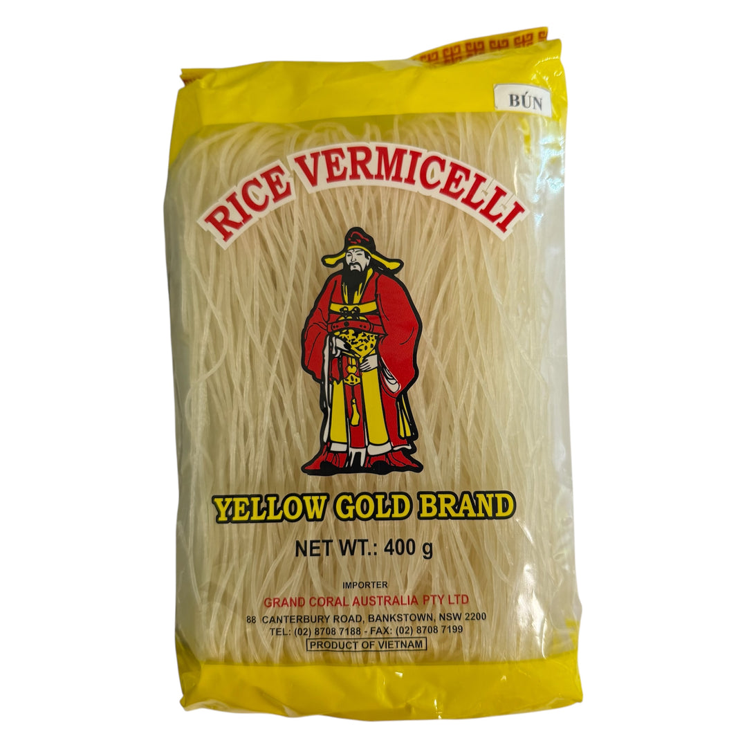 Yellow Gold Brand Rice Vermicelli 400g – ChayMart
