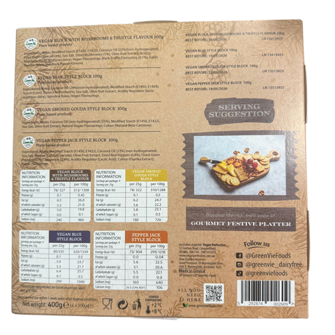 Green Vie Gourmet Festive Platter 4 Blocks 400g